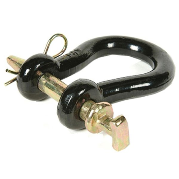 Double Hh Mfg 1" Blk Straight Clevis 24018